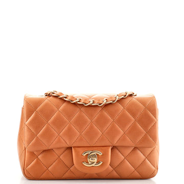 Chanel Classic Single Flap Bag Quilted Lambskin Mini