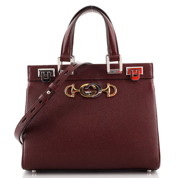 Gucci Zumi Top Handle Bag Leather Small
