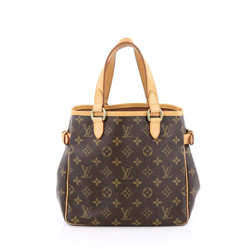 Louis Vuitton Batignolles Handbag Monogram Canvas brown