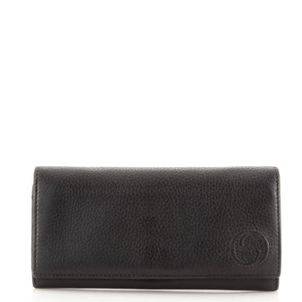 Gucci Interlocking G Continental Wallet Leather Long