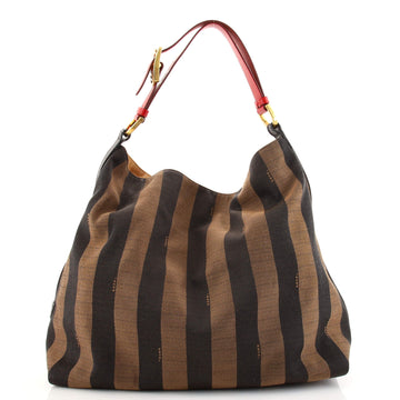 Fendi Pequin Hobo Canvas