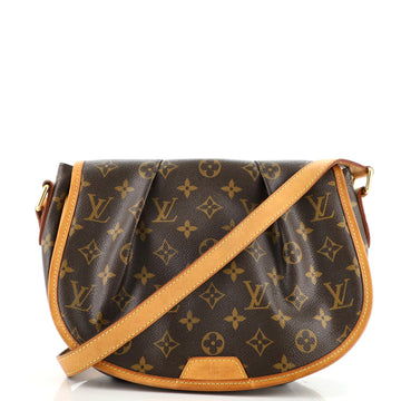 Louis Vuitton Menilmontant Handbag Monogram Canvas PM