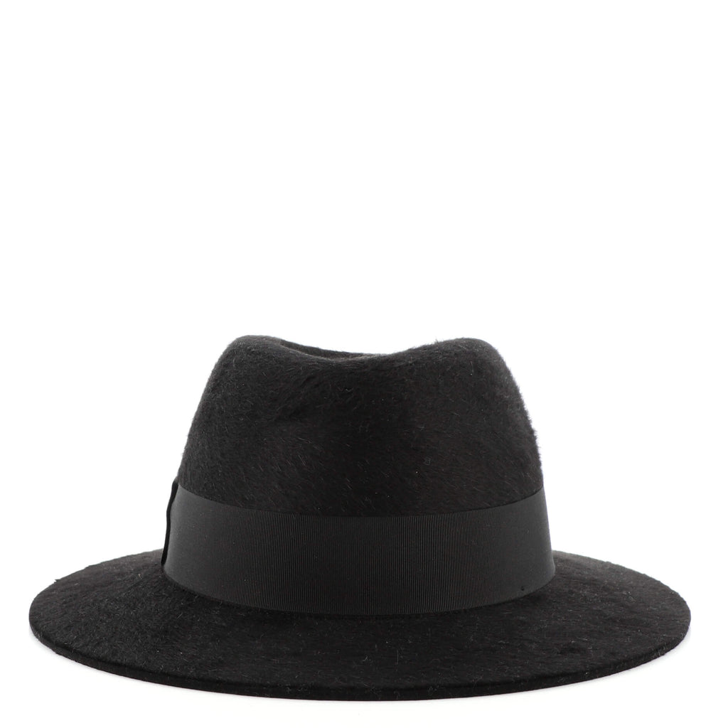 Saint Laurent FEDORA HAT IN RABBIT FELT