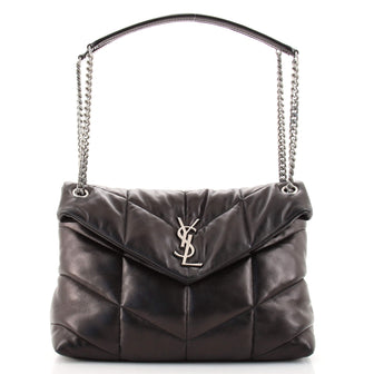 Saint Laurent LouLou Puffer Shoulder Bag Quilted Leather Medium