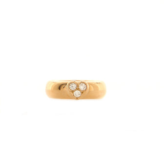 Tiffany & Co. Heart Ring 18K Rose Gold with Diamonds
