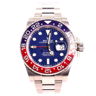 Oyster Perpetual Date GMT-Master II Pepsi Automatic Watch White Gold and Cerachrom 40