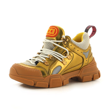 Gucci Women's Flashtrek Sneakers Mesh and Leather