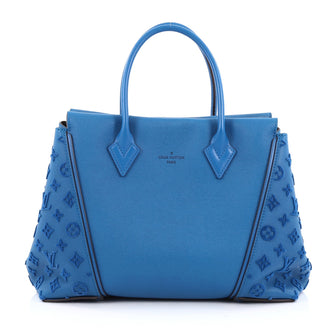 Louis Vuitton W Tote Veau Cachemire Calfskin PM Blue