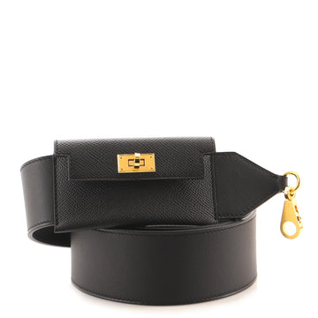 Hermes Kelly Pocket Bag Shoulder Strap Swift and Epsom