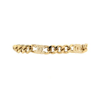 Chanel Triple CC Link Chain Bracelet Metal with Enamel