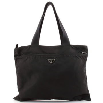 Prada Vintage Zip Tote Tessuto Large