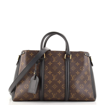 Louis Vuitton Soufflot Tote Monogram Canvas with Leather MM