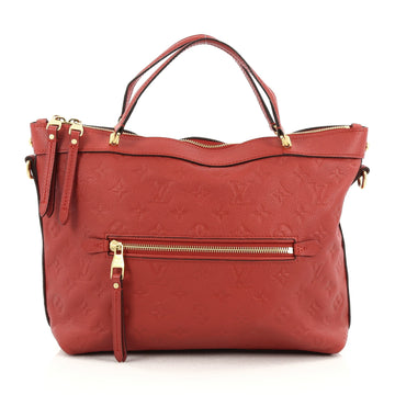 Louis Vuitton Bastille Bag Monogram Empreinte Leather PM red
