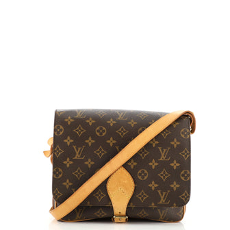 Louis Vuitton Cartouchiere Handbag Monogram Canvas GM