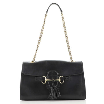Gucci Emily Chain Flap Bag Leather Medium