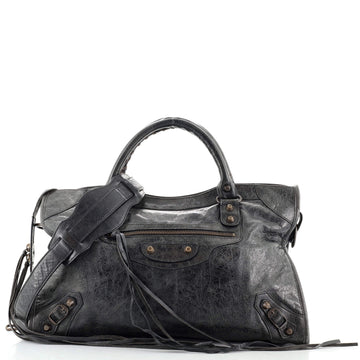 Balenciaga City Classic Studs Bag Leather Medium