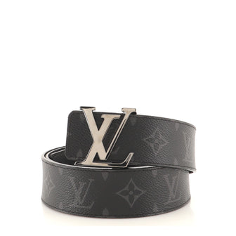 Louis Vuitton LV Initiales Reversible Belt Monogram Eclipse Canvas Wide