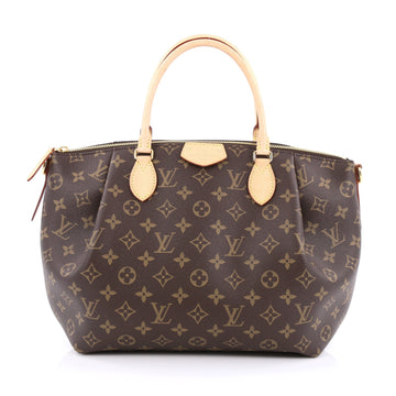Louis Vuitton Turenne Handbag Monogram Canvas MM Brown