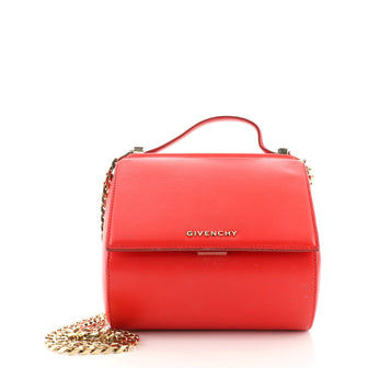 Givenchy Chain Pandora Box Bag Leather Mini