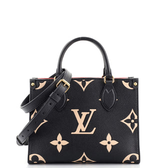 Louis Vuitton OnTheGo Tote Bicolor Monogram Empreinte Giant PM