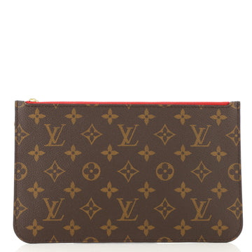 Louis Vuitton Neverfull Pochette Monogram Canvas Large
