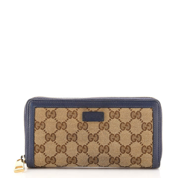 Gucci Zip Around Wallet GG Canvas Long