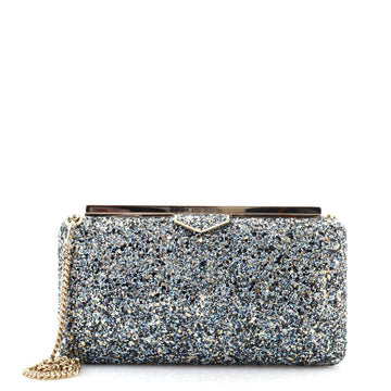 Jimmy Choo Ellipse Clutch Glitter Leather