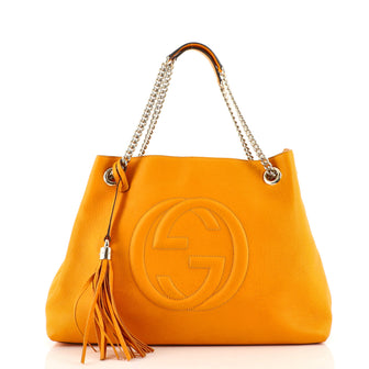 Gucci Soho Chain Strap Shoulder Bag Leather Medium