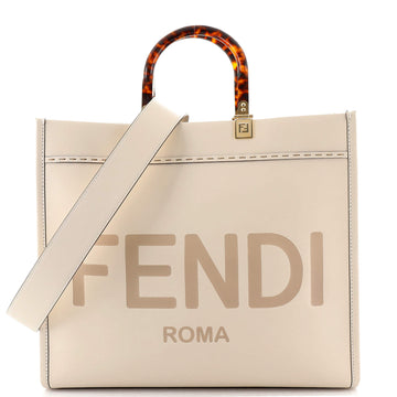 Fendi Sunshine Shopper Tote Leather Medium