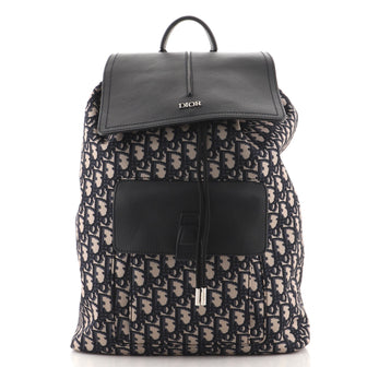 Christian Dior Motion Backpack Oblique Nylon with Leather Medium