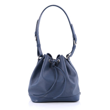 Louis Vuitton Petit Noe NM Handbag Epi Leather Blue