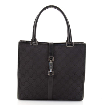 Gucci Vintage Bardot Shoulder Bag GG Canvas Small