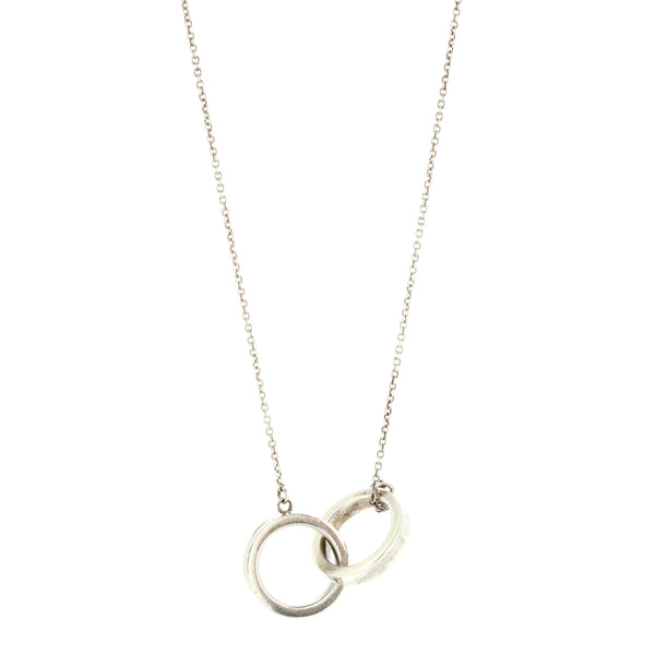 Tiffany 1837™ collection intertwined circle pendant in silver and rose gold
