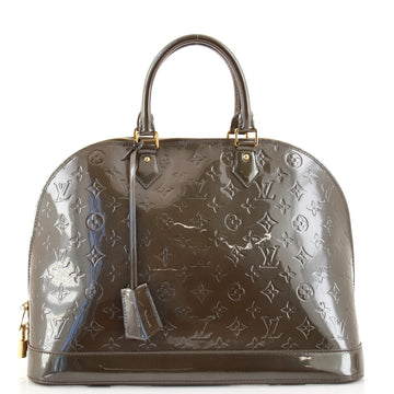 Louis Vuitton Alma Handbag Monogram Vernis GM