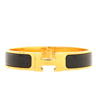 Hermes Clic H Bracelet Enamel Narrow