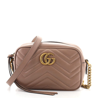 Gucci GG Marmont Shoulder Bag Matelasse Leather Mini