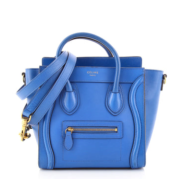 Celine Luggage Bag Smooth Leather Nano