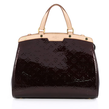 Louis Vuitton Brea Handbag Monogram Vernis GM purple