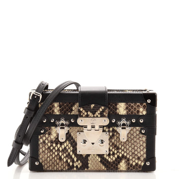 Louis Vuitton Petite Malle Handbag Python