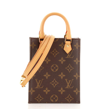 Louis Vuitton Petit Sac Plat Bag Monogram Canvas