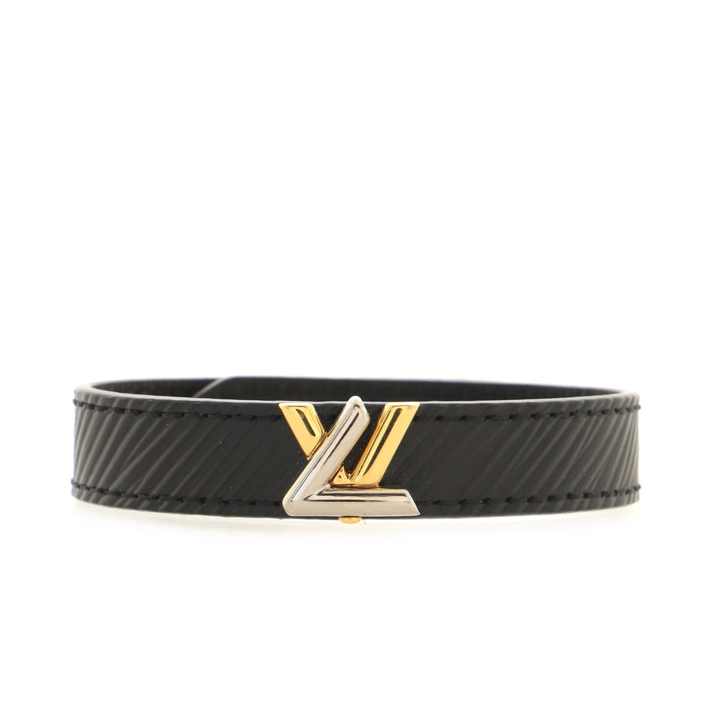 Louis Vuitton, Jewelry, Soldlouis Vuitton Epi Leather Lv Twist Bracelet