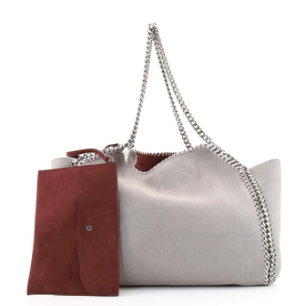 Stella McCartney Falabella Reversible Tote Shaggy Deer Large