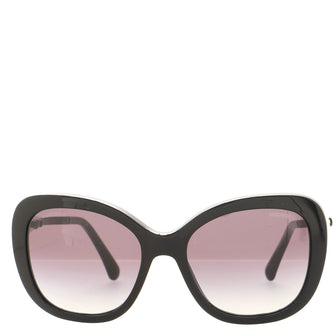 Chanel Pearl Butterfly Sunglasses Acetate