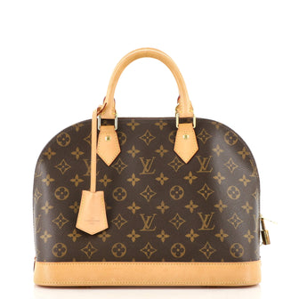 Louis Vuitton Alma Handbag Monogram Canvas PM