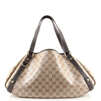 Gucci Abbey Shoulder Bag (Outlet) GG Coated Canvas Medium