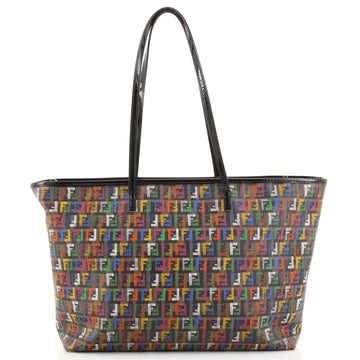 Fendi Roll Tote Zucchino Coated Canvas Medium