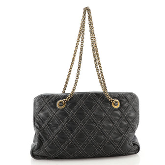 Chanel Triptych Tote Quilted Calfskin