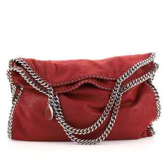 Stella McCartney Falabella Fold Over Bag Shaggy Deer