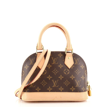 Louis Vuitton Alma Handbag Monogram Canvas BB