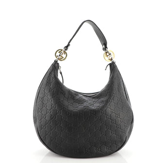 Gucci Twins Hobo Guccissima Leather Medium